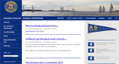 Desktop Screenshot of aalborg-sejlklub.dk